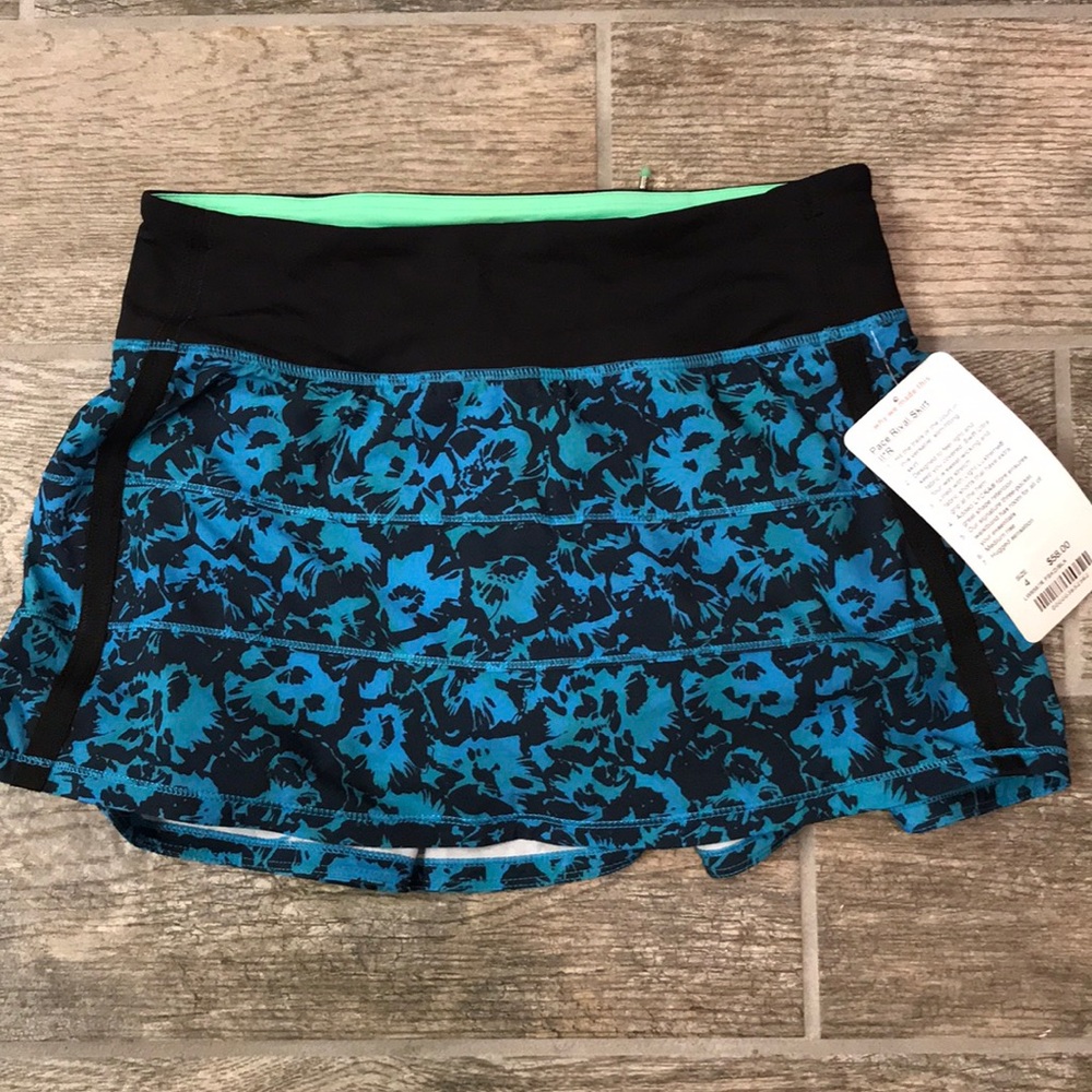 NWT Lululemon Pace Rival Skirt II